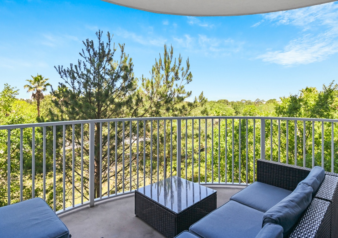 Private balcony