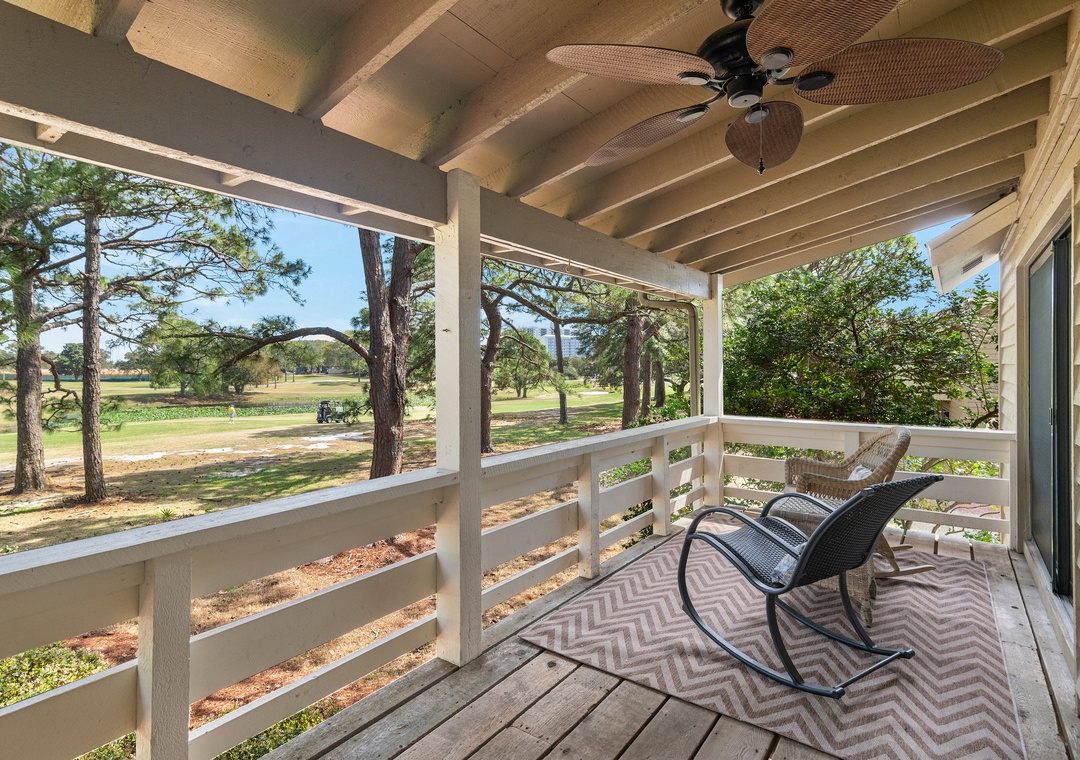 Seascape Golf Villas 10G balcony