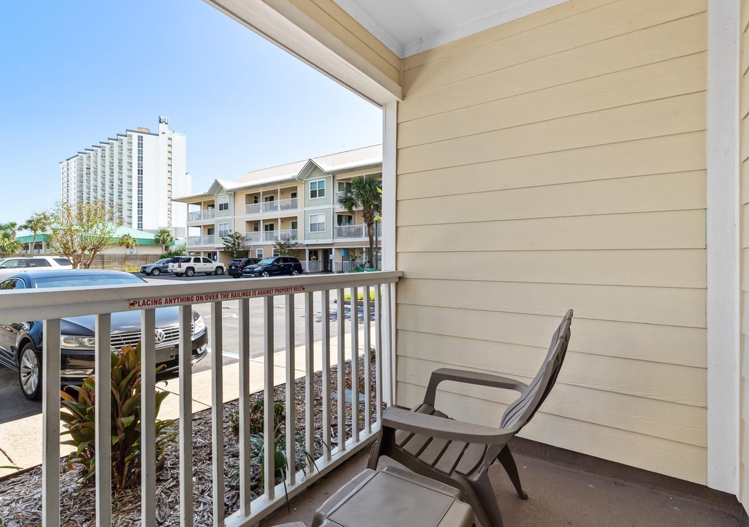 St. Martin Beachwalk Villas 313 balcony