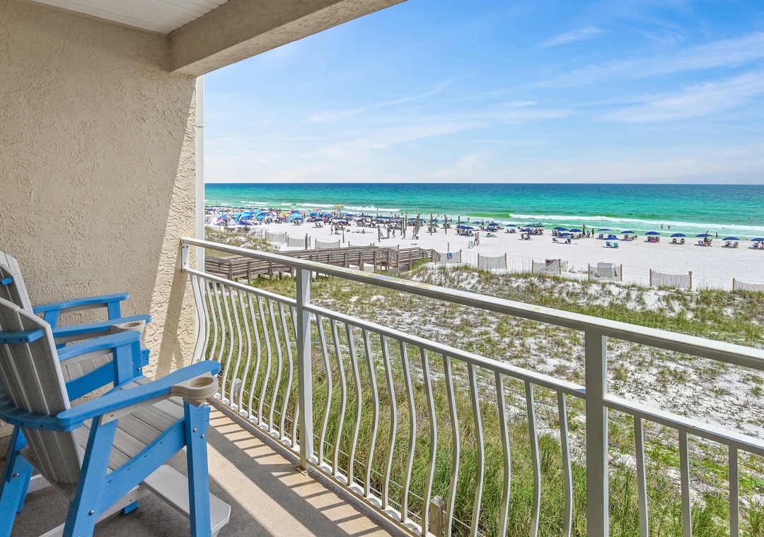 Crystal Sands 215A- Saltwater Daze balcony