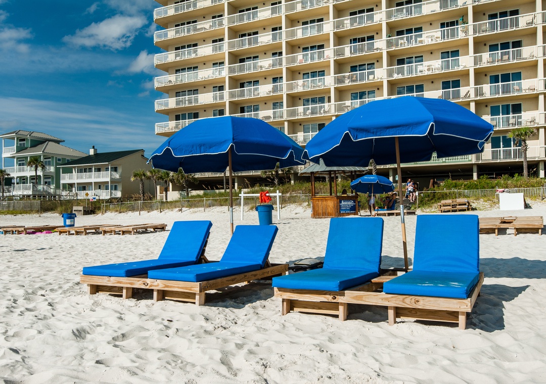 Rent some chairs on the beach!