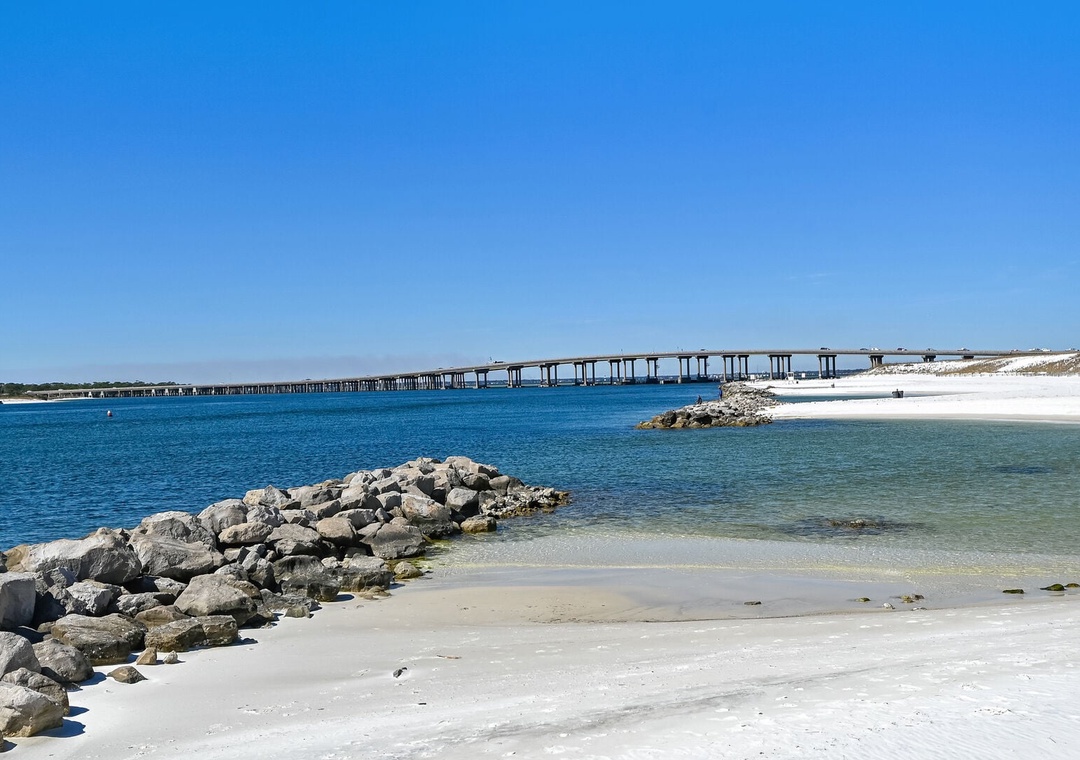 The beach is just steps away!