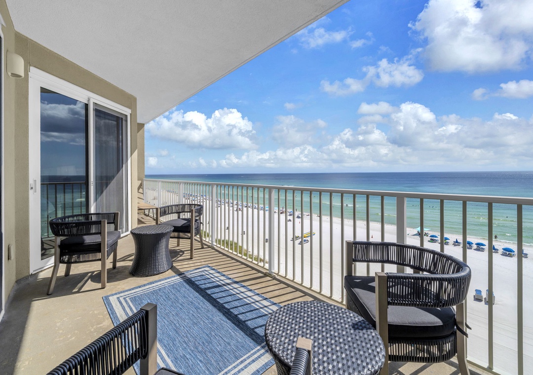 Beautiful Gulf View from the Balcony