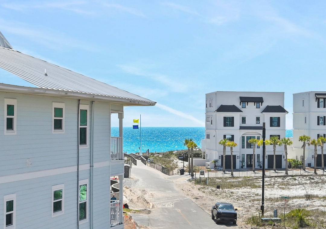 Beachside Villas 131 balcony views