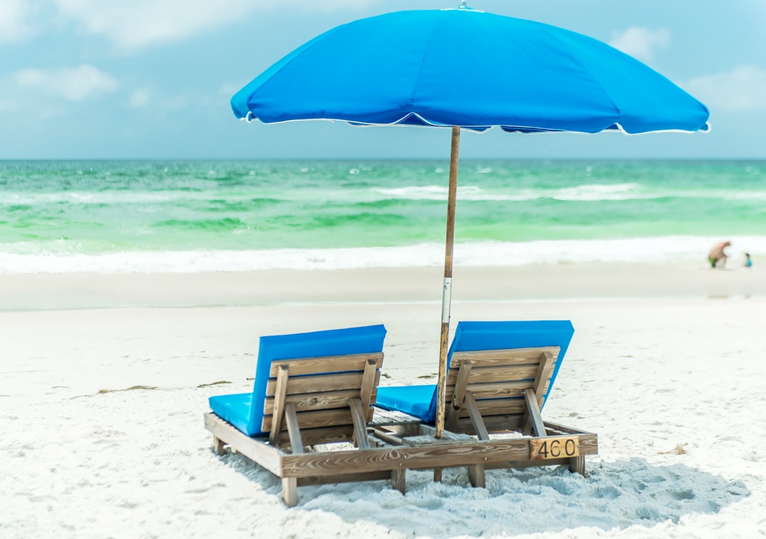 Relax to the crashing of the waves