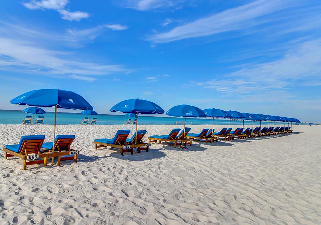 Beach service available