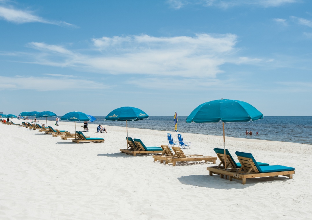 Grab a chair and umbrella