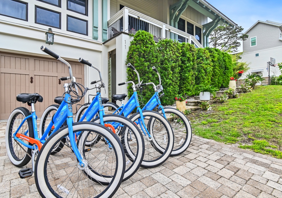 Take the bikes for a ride