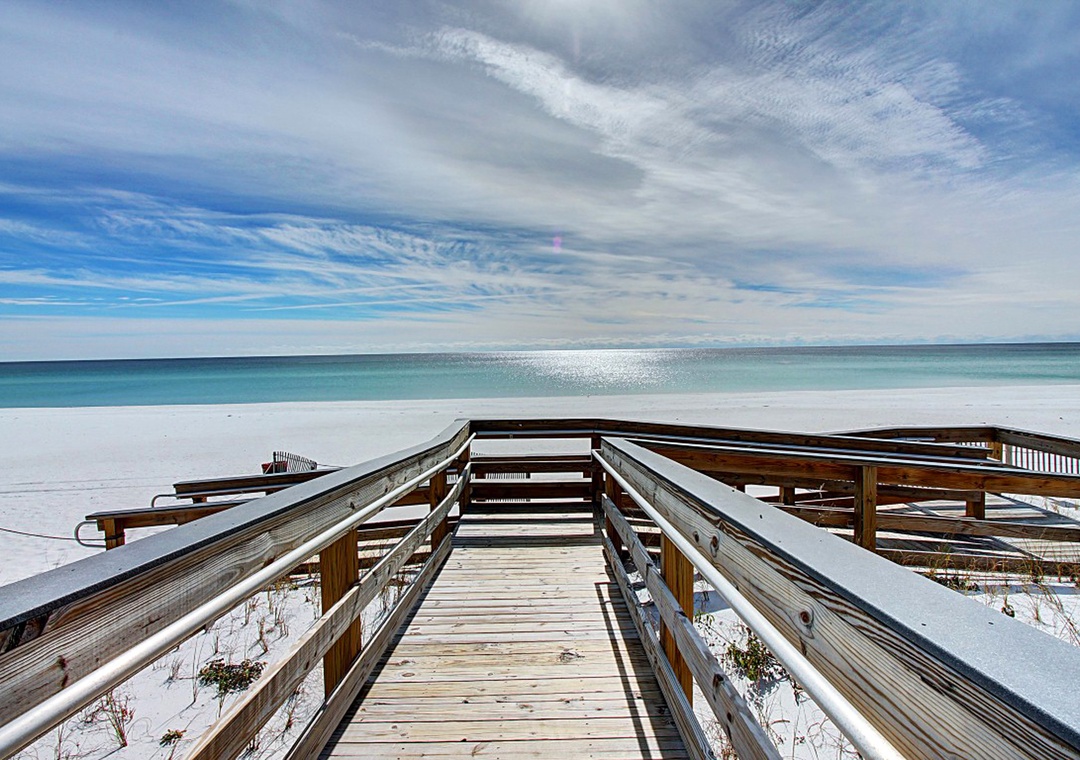 Beach Access Just Across the Street