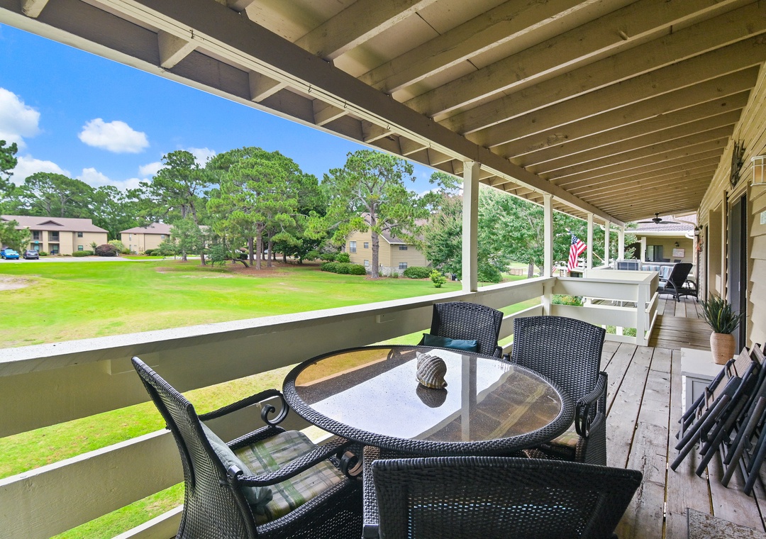 Seascape Golf Villas 23C- Coastal Cottage balcony