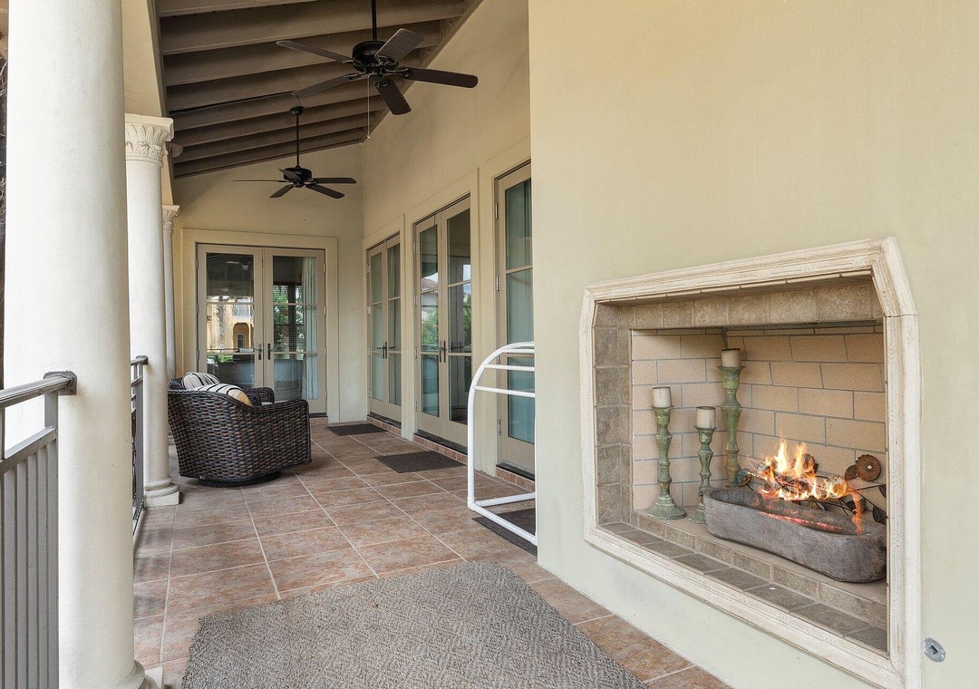 Outdoor Fireplace