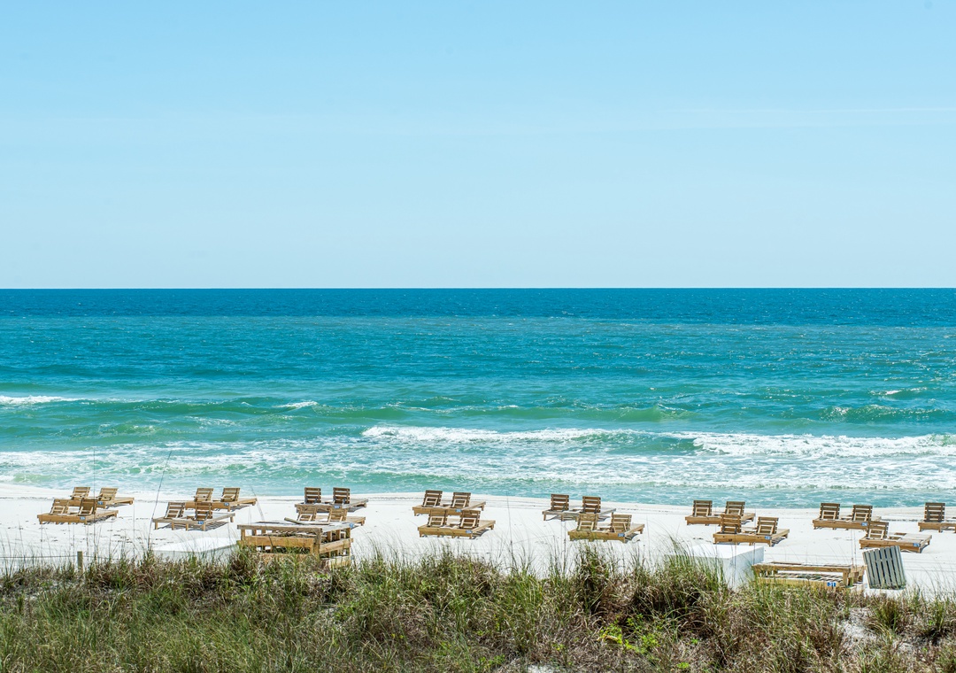 The beach is just steps away!