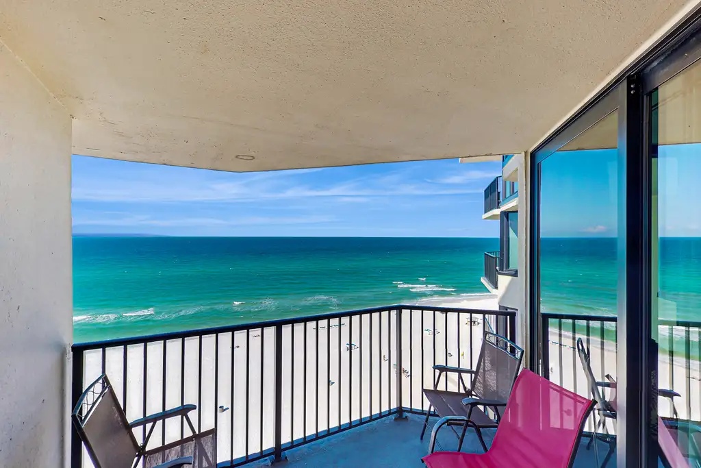 Beautiful gulf views from the balcony