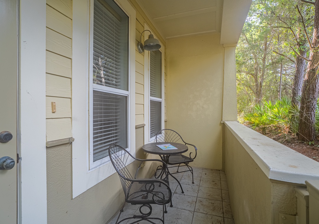 Topsail Village 112 balcony