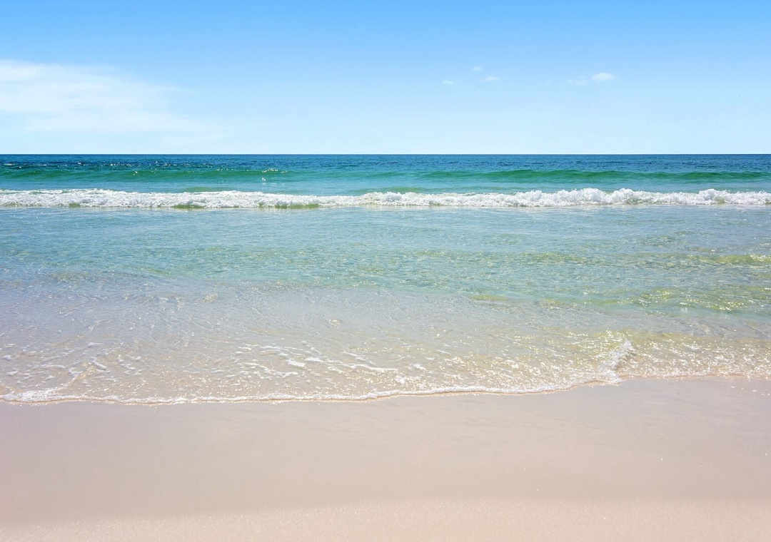 The beach is steps away!