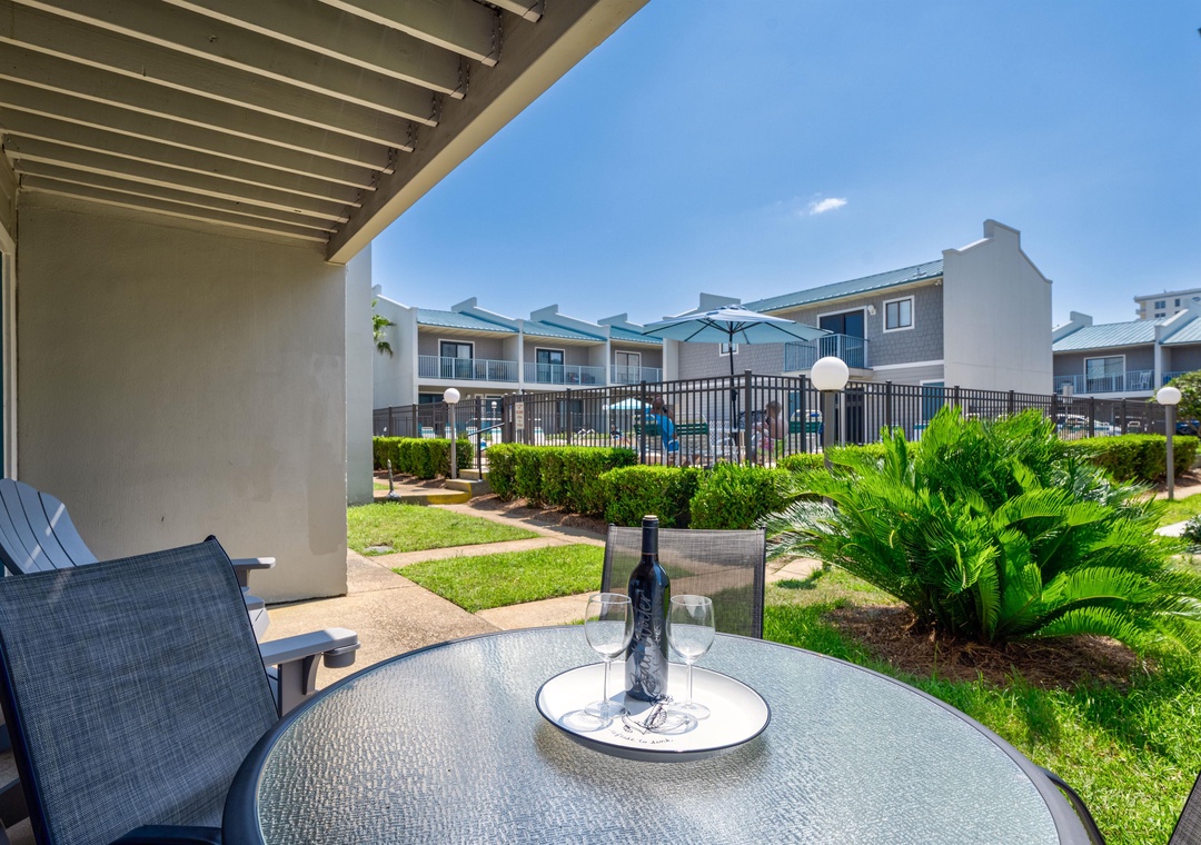 Front Patio Pool View