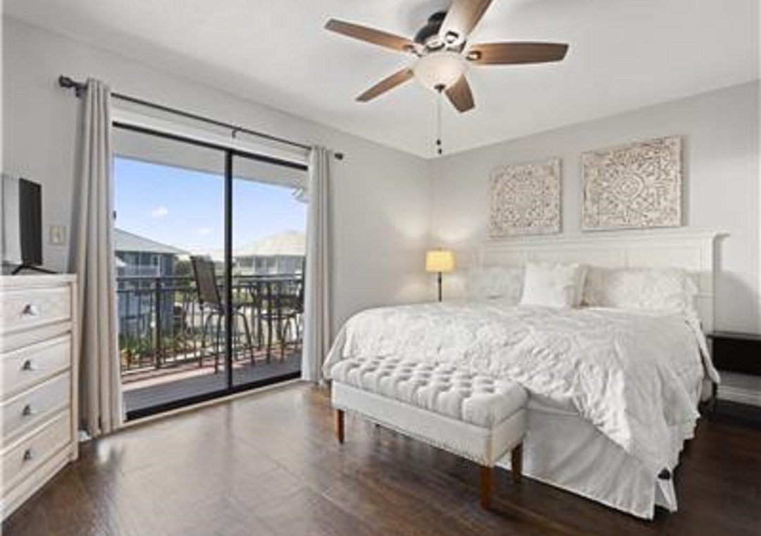 Master Bedroom with Balcony Access