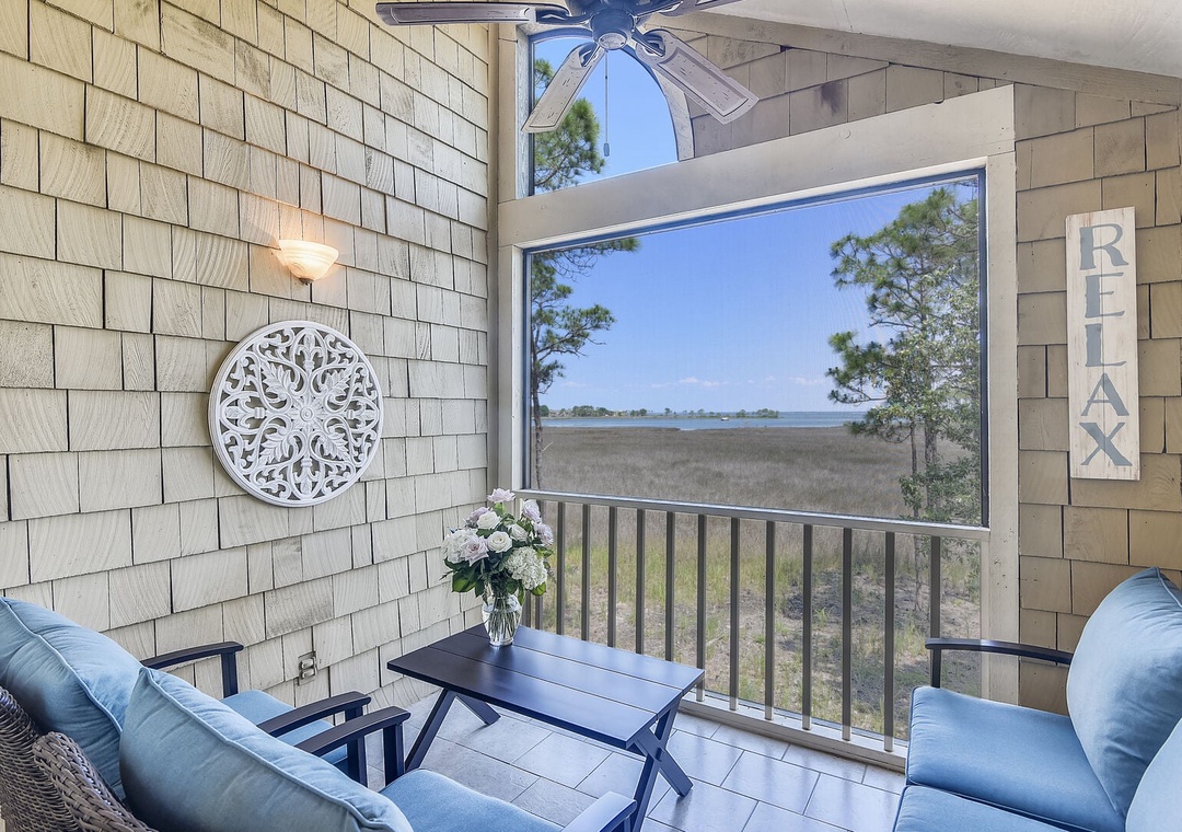 Screened-in porch