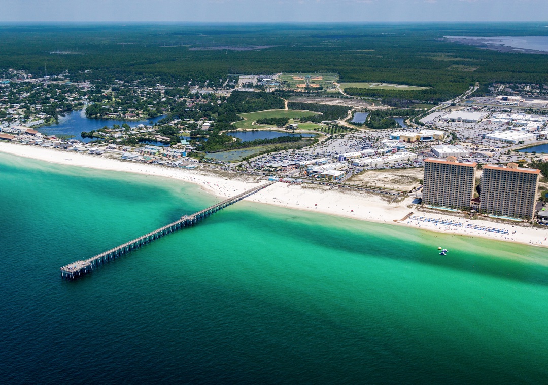 Aerial of Calypso I and II