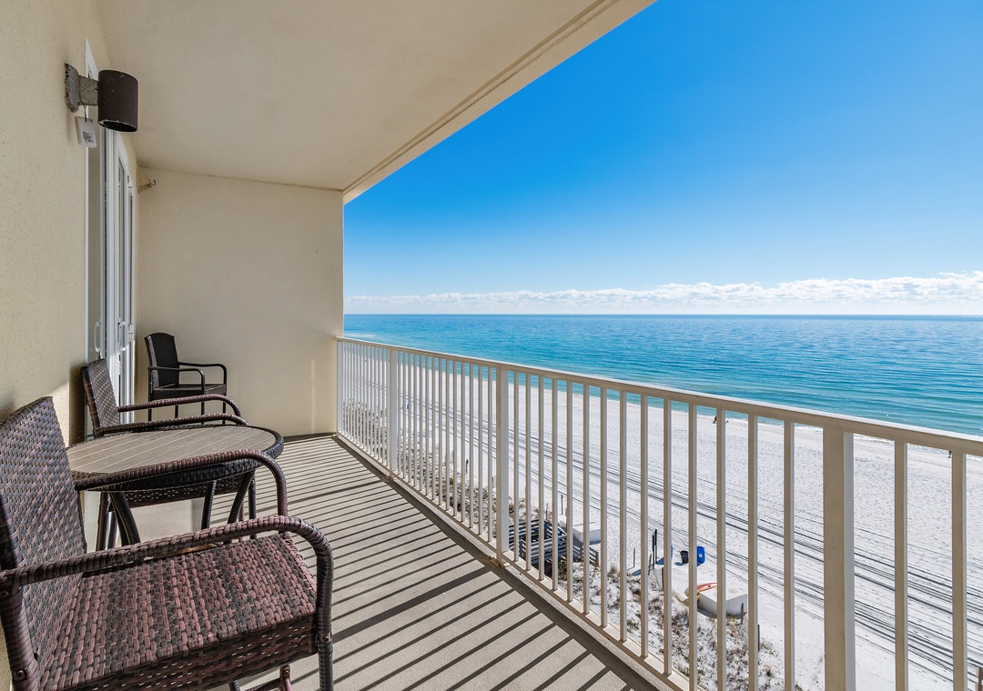 Private balcony with stunning views