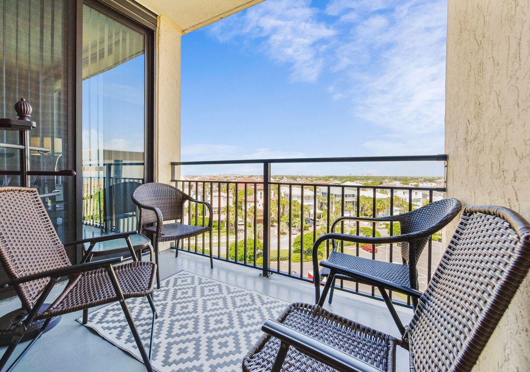Private balcony