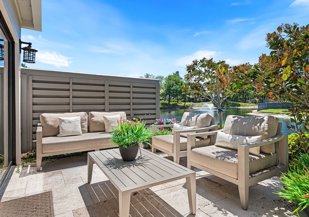 Relax on the patio