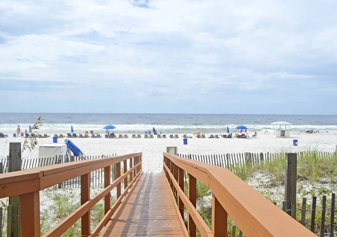 Boardwalk to the beach