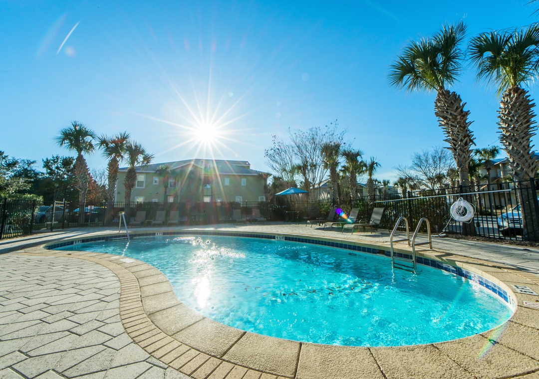 Inviting pool at Topsail