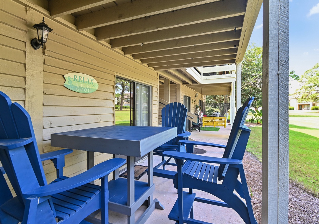 Seascape patio