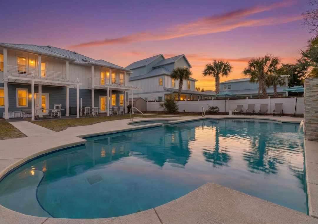 Huge private pool
