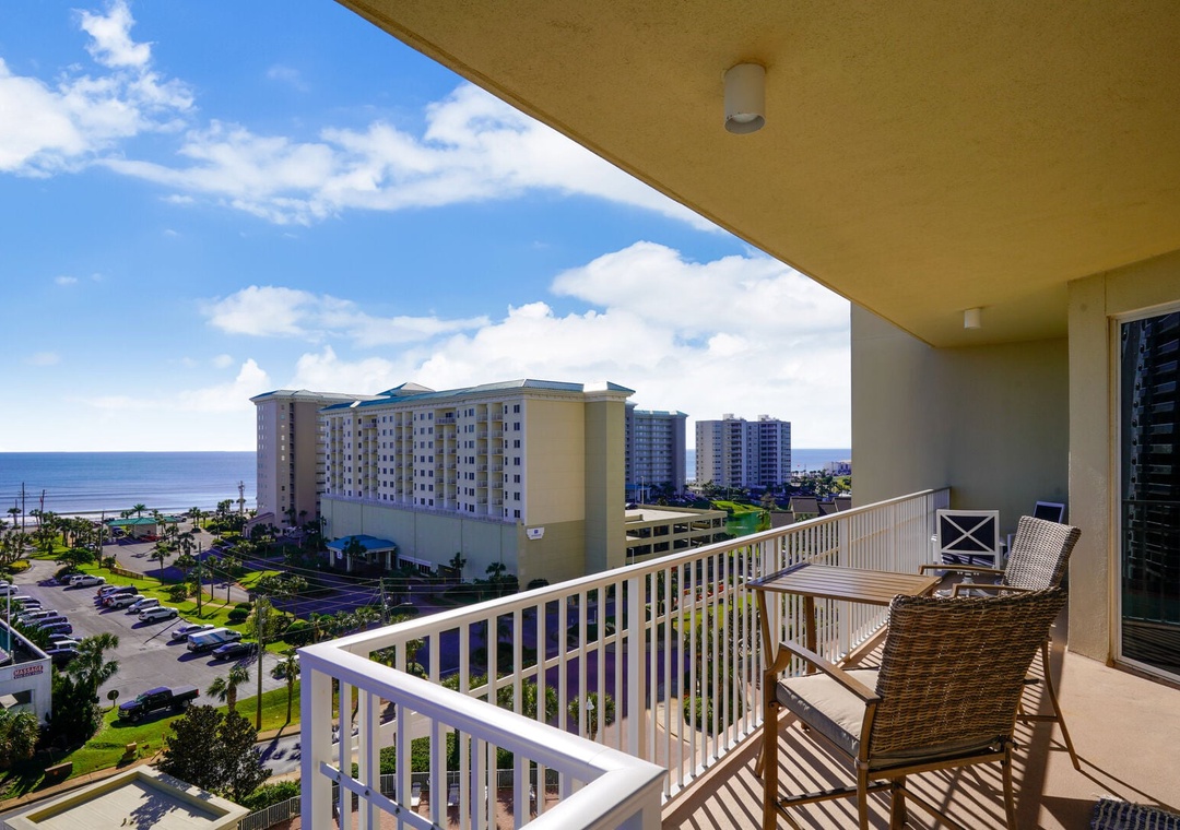 Enjoy the water views from your private balcony