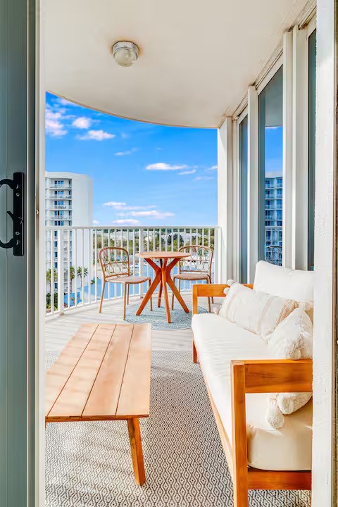Enjoy the balcony seating