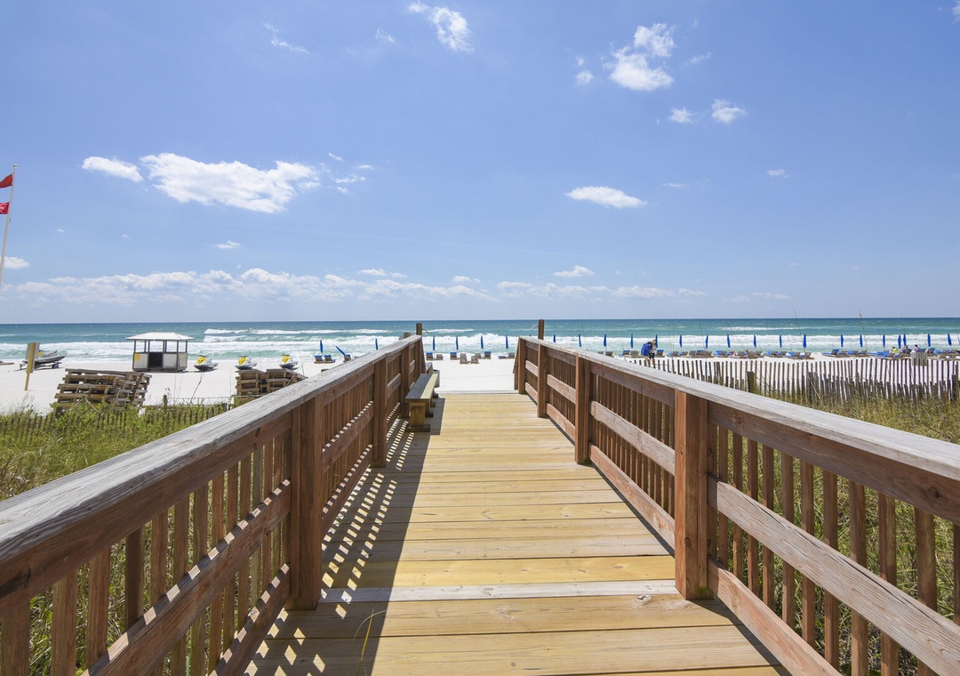 Boardwalk to the beach