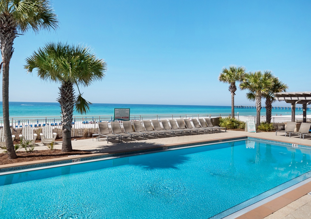 Lovely Gulfside Pool at Aqua