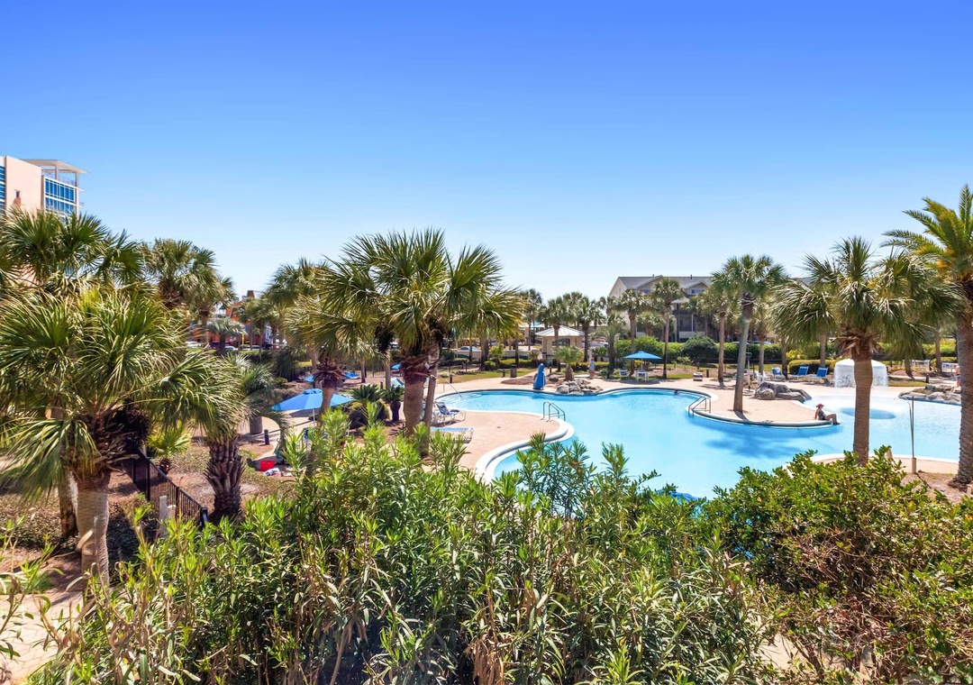 Balcony View of Lagoon Pool