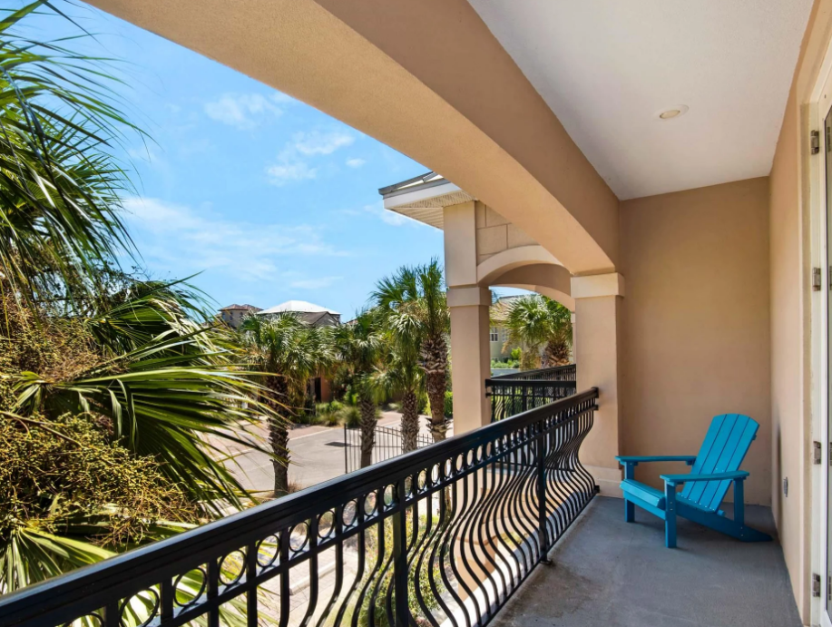 Private Balcony with Tropical Views