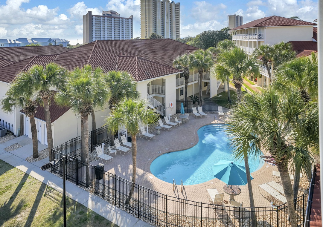 VIEW FROM LOFT BALCONY