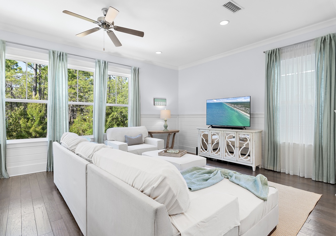 Comfortable living room seating