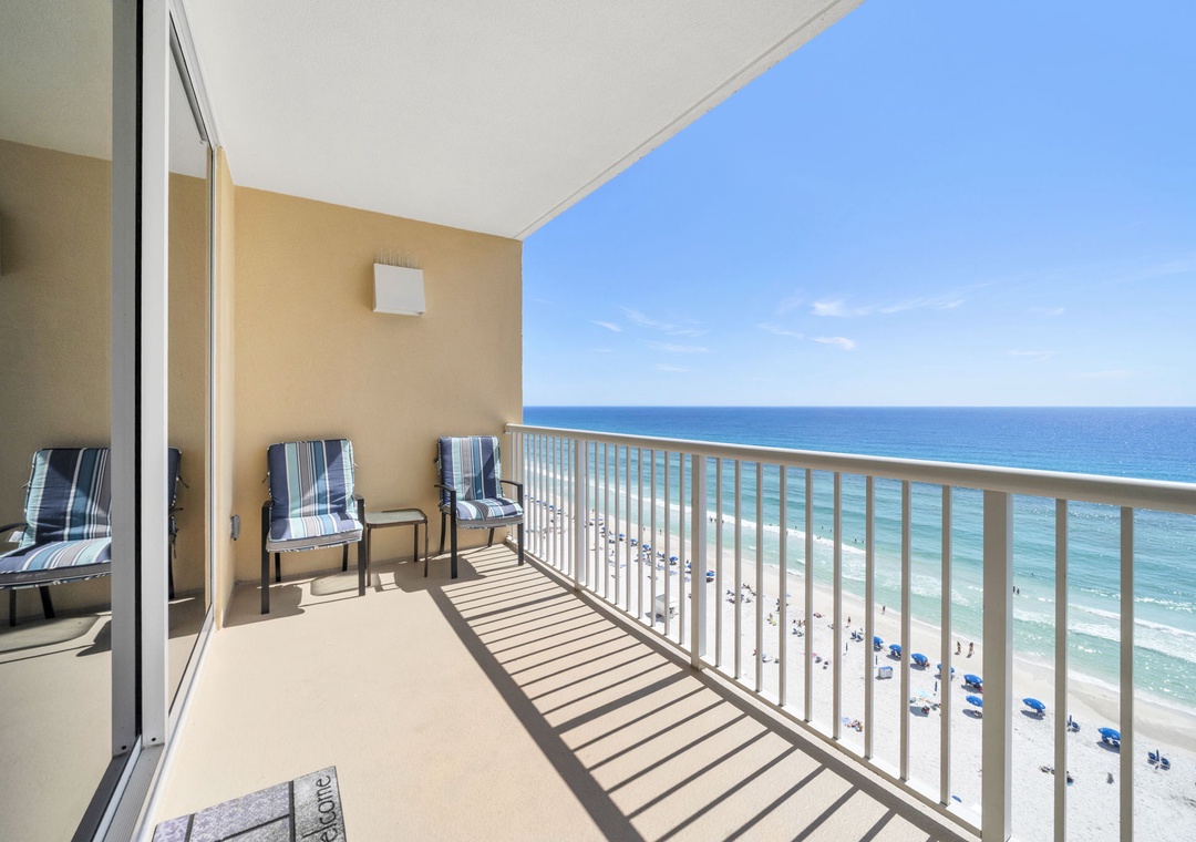 Majestic Beach Towers 1-1205 balcony