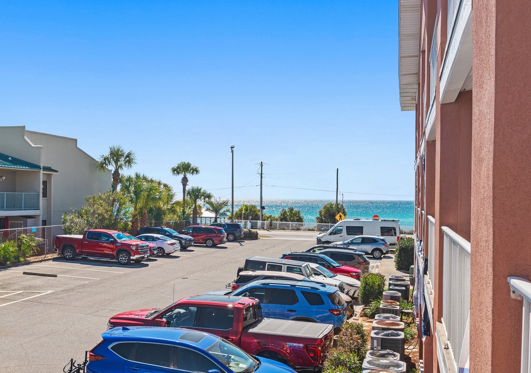 Zoomed in Gulf Shot from Balcony! Gulf View 205