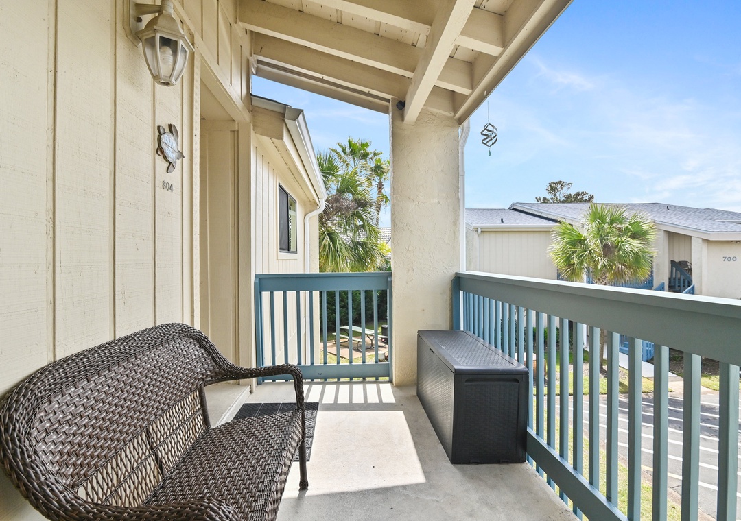 Enjoy the breeze from the porch
