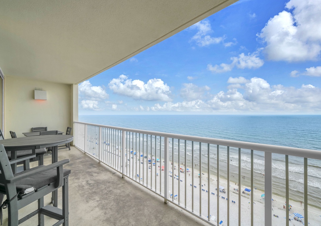 Majestic Beach Towers 1-1302 balcony