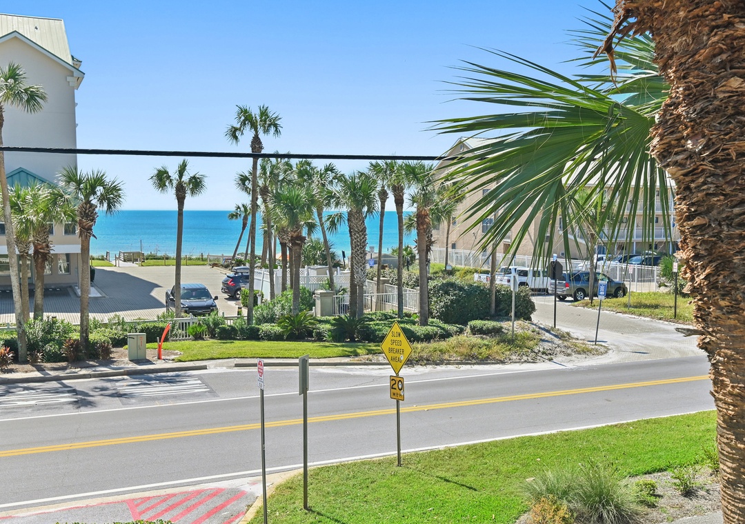 Gulf views from the patio