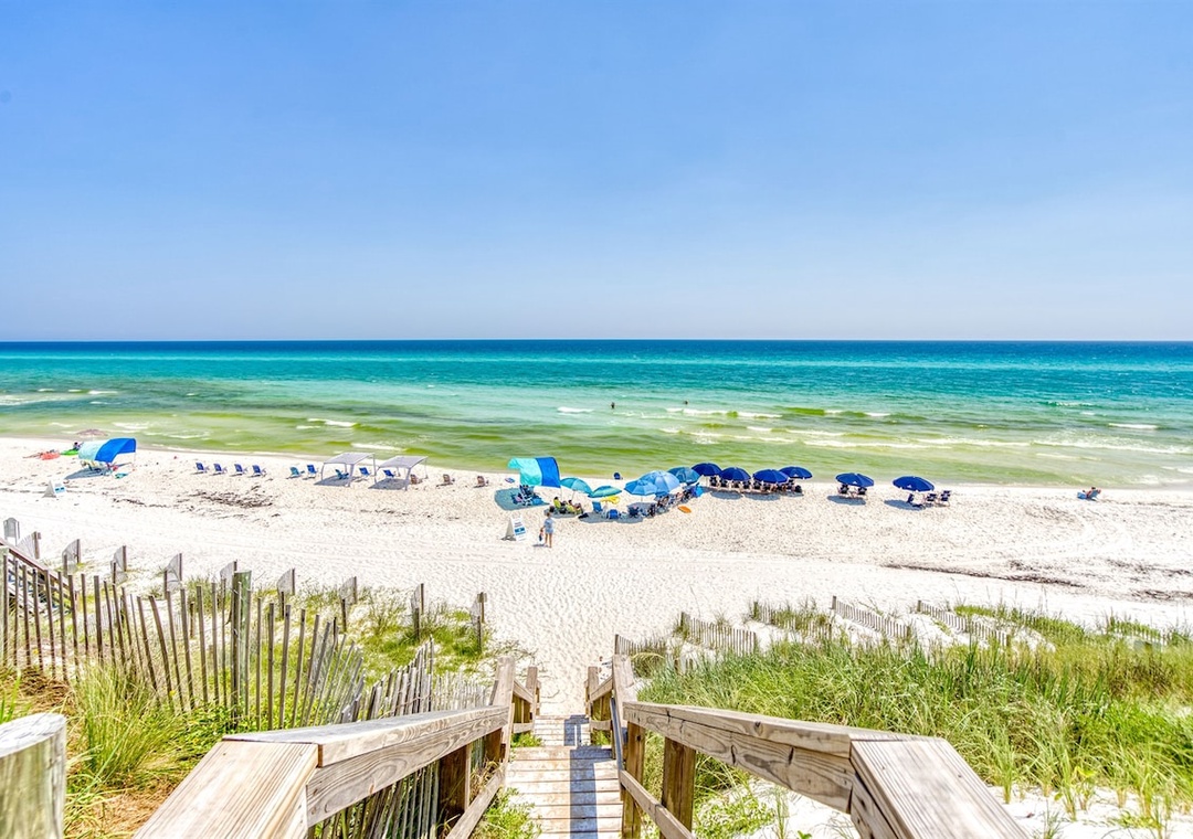 Private deeded beach access.
