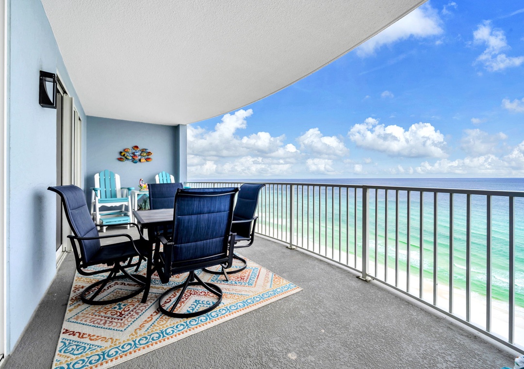 Twin Palms 1601 balcony