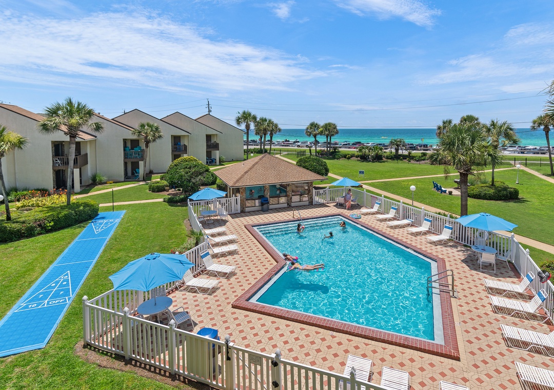 Pool and beach