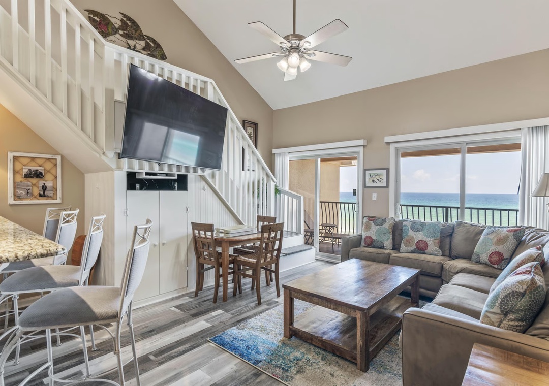 Living Room and Dining Area