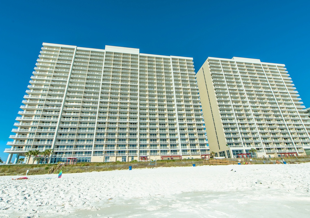 Majestic Beach Towers from the beach!