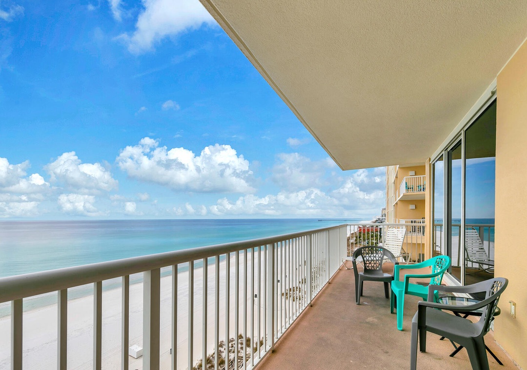 Majestic Beach Towers 2-801 balcony