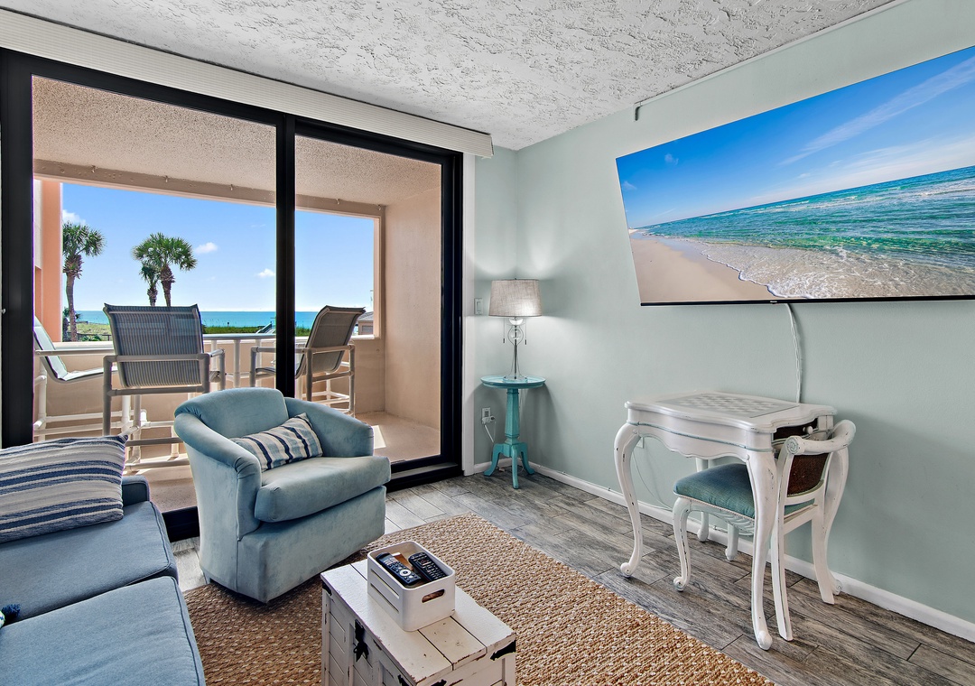View of the Gulf from inside or outside